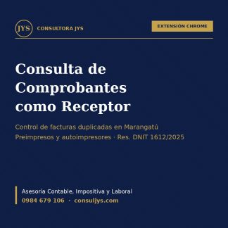 Extensión: Consulta de Comprobantes como Receptor (Marangatú)