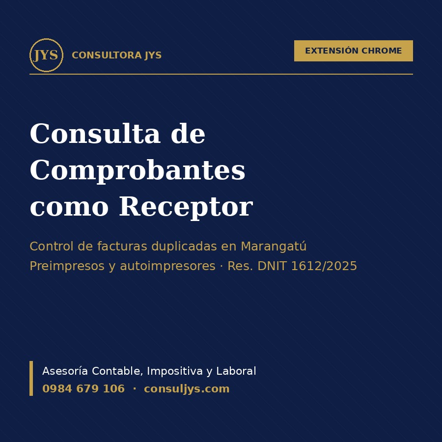 Extensión: Consulta de Comprobantes como Receptor (Marangatú)