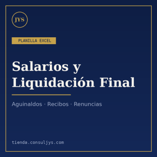 Planilla: Salarios, Aguinaldos y Liquidación Final
